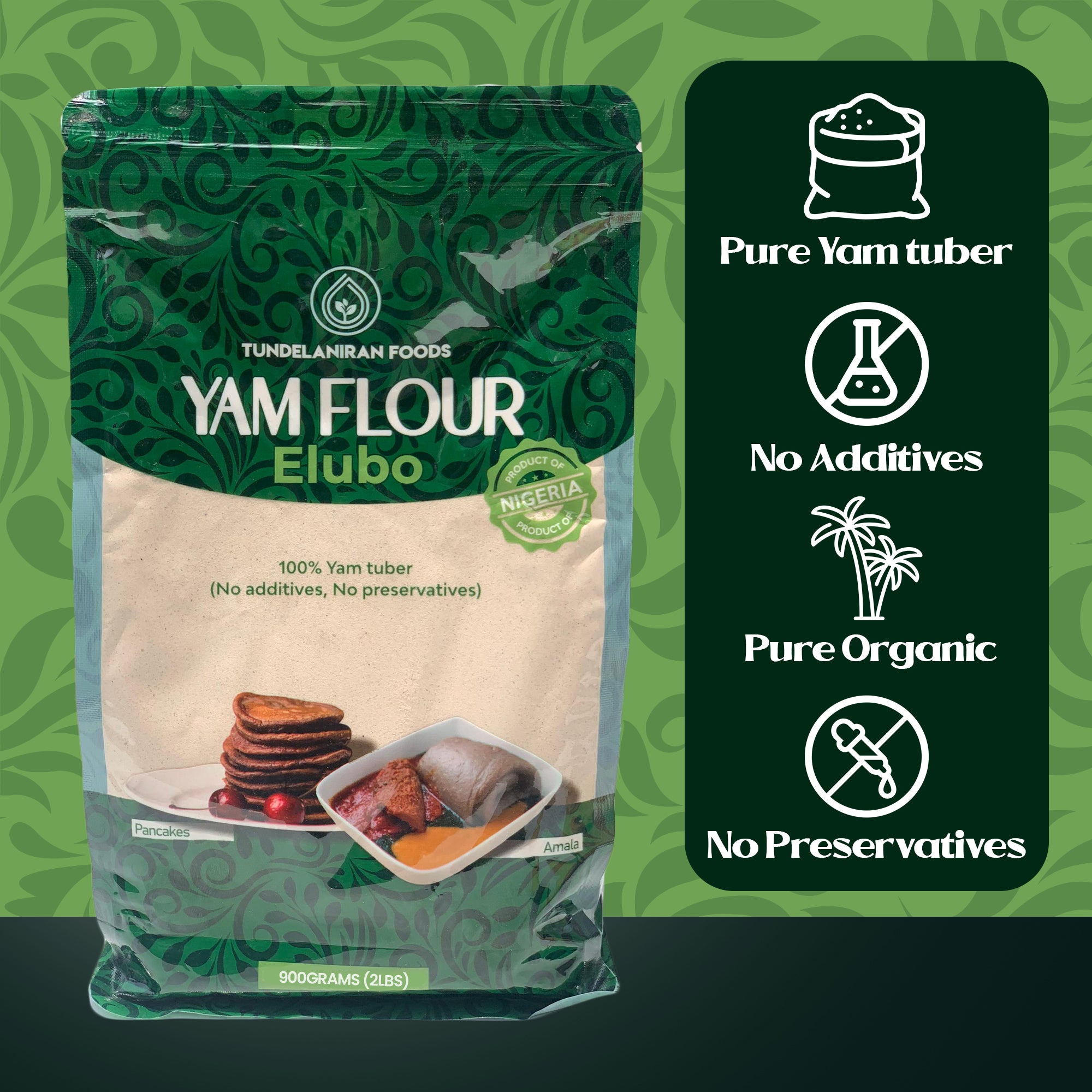 Premium Yam Flour (Elubo) | 900g