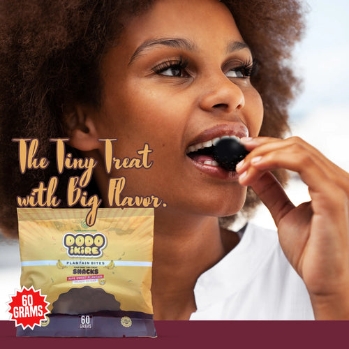 Authentic Dodo Ikire Caramelised Plantain Bites (60g) x 3