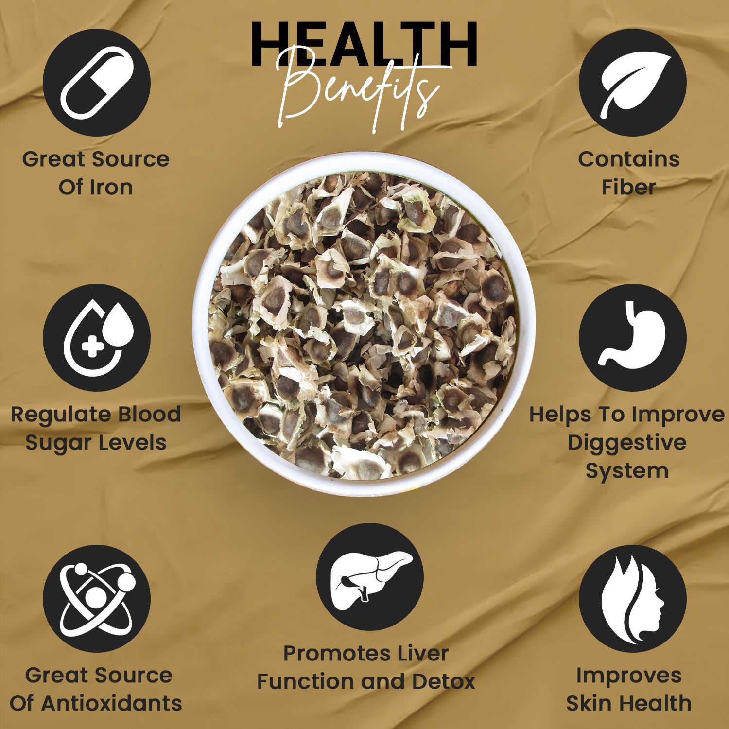 Premium Moringa Seeds 200g |Natural Superfood