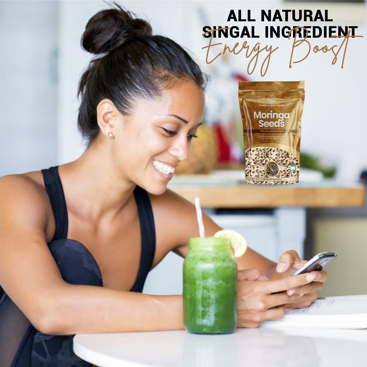 Premium Moringa Seeds 200g |Natural Superfood