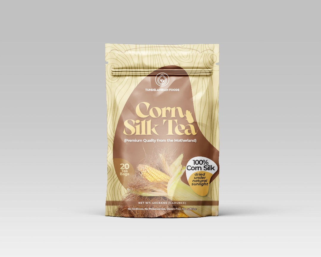 Premium Corn Silk Tea by TundeLaniran Foods | 20 Tea Bags